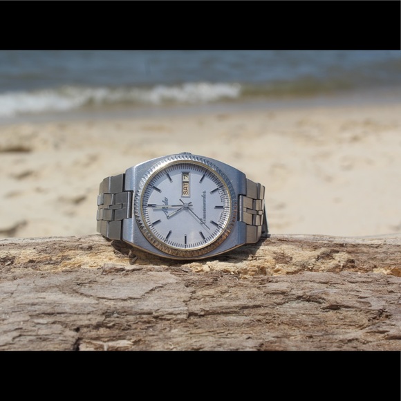 SOLD🔵Mido Commander Automatic w/ White Gold plated Bezel Swiss - Picture 3 of 10